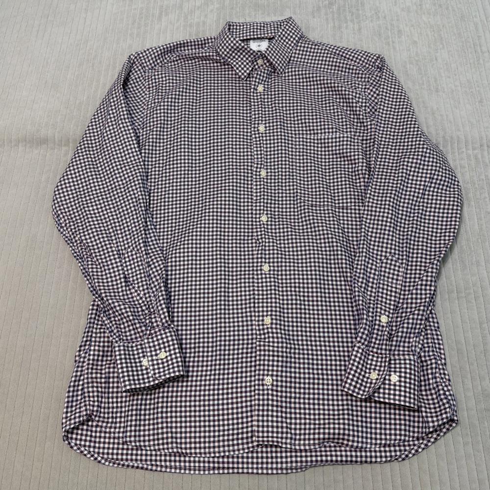VINTAGE Gitman Bros Shirt Mens Medium 15.5 33  Button Down Casual Preppy USA